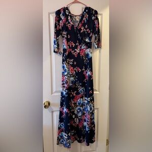 Women’s large LARA floral maxi dress